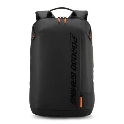 Porodo Gaming Water-Resistant PU Laptop Backpack With USB-C Port - Black